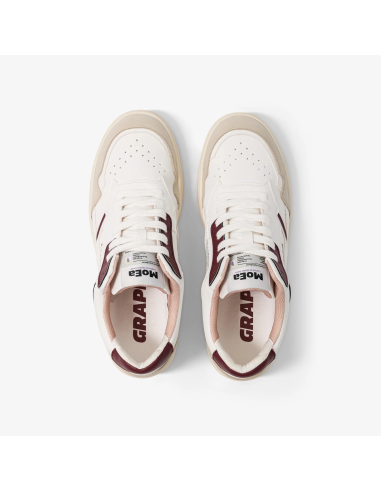 GEN1 GRAPE white & wine suede