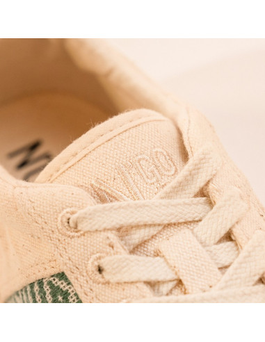 MAI CHAU vegan beige teal green