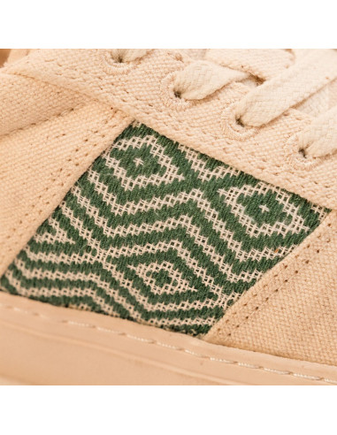 MAI CHAU vegan beige teal green