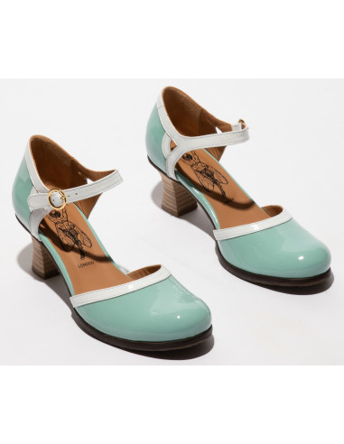 BAIN spearmint-offwhite