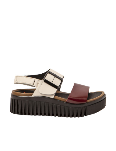 BRIGHTON 1578 cream-burdeos