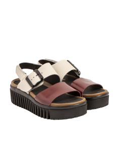 BRIGHTON 1578 cream-burdeos 2